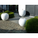 Sculptures pommes polyrésine 80cm Blanc brillant Terraliet Jardinchic
