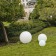 Ball hell einfarbig Garten Kugel 01 JardinChic