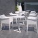 Chaises & Table Avec Plateau HPL H73cm Delta Vondom JardinChic