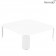 Table Basse Carrée Bebop H29cm Blanc Coton Fermob Jardinchic