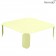 Table Basse Carrée Bebop H29cm Citron Givré Fermob Jardinchic