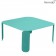 Table Basse Carrée Bebop H42cm Bleu Lagune Fermob Jardinchic