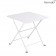 Table Basse Carrée Tom Pouce Blanc Coton Fermob Jardinchic