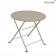 Table Basse Ronde Tom Pouce Muscade Fermob Jardinchic