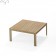 Table Basse Sutra Kaki Teck Pliée EGO Paris Jardinchic