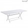 Table Caractère 90 x 190cm Blanc Coton Fermob Jardinchic