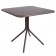 Table Carrée Pliable 80cm Yard Marron d'inde Emu JardinChic