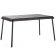 Table Repas Corail 140x80cm Anthracite Oasiq Jardinchic