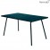 Table Luxembourg 143x80cm Bleu Acapulco Fermob Jardinchic