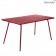 Table Luxembourg 143x80cm Piment Fermob Jardinchic