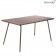 Table Luxembourg 143x80cm Rouille Fermob Jardinchic