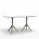 Table Double Avec Plateau HPL Blanc / Pieds Sable Mari-Sol Vondom JardinChic