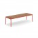  Table Extensible Plateau Frêne Thermotraité Yard Rouge Ecarlate Emu Jardinchic