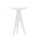 Table Haute Oxford Blanc Plateau Rond Poleasy Blanc Myyour Jardinchic