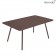 Table Luxembourg 165x100cm Rouille Fermob Jardinchic