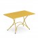 Table rectangulaire pliable Pigalle Jaune Curry Emu Jardinchic