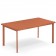 Table Rectangle Star Rouge Erable Emu JardinChic