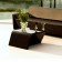 Tabelle geringe Rest grau anthrazit Vondom JardinChic