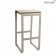 Tabouret Haut sans Dossier Bellevie Muscade Fermob Jardinchic