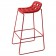 Satz von 2 Hocker hoch Chips rot MyYour JardinChic