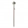 Torche Roma En Acier Inox Et Bois Naturel Aristo JardinChic